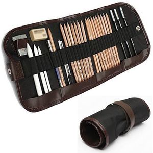 29 Stuks Set Potlood Schetsen Houtskool Extender Gum Cutter Tekening Pak Art Kit Schilder Scholieren Art Leveringen Potlood