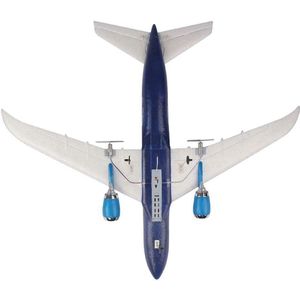 Diy Epp Afstandsbediening Vliegtuigen Rc Drone Boeing 787 Vaste Vleugel Vliegtuig Kit Speelgoed Zes-Assige Gyroscoop Afstandsbediening Spelen speelgoed Cadeau Voor Kid