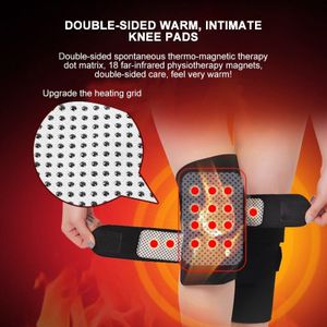 Skiën Schaatsen Knie Brace Pads Self Verwarming Kniebeschermer Magnetische Magneet Protector Pad Magnetische Knie Riem Outdoor Sport Accessoires