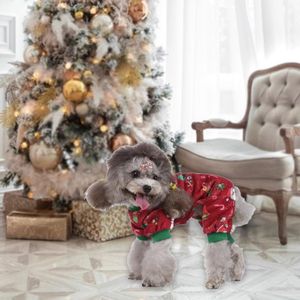 Kerst Huisdier Kleding Hond Pyjama Jumpsuit Jassen Kostuum Kerst Cadeau Kleding T-shirt Shirt