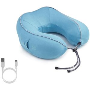 Naturehike USB Elektrische Fysiotherapie Massage Nekkussen Reizen Memory Foam Kussen Voor Auto Vliegtuig Trein Slapen