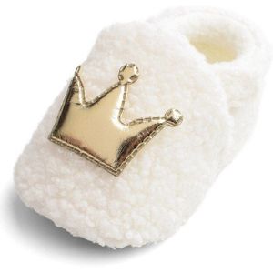 Baby Jongens Meisjes Eerste Wandelaars Anti-Slip Winter Warm Peuter Crown Baby Schoenen Booties Slippers Soft Sole Crib Schoenen 0-18M