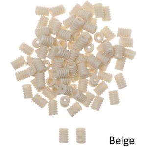100 Pcs Siliconen Platte Spiraal Gesp Verstelbare Kraal Anti-Slip Masker Gesp Elastische Band Cap Stopper Ear Koord Trekkoord knop