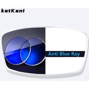 Katkani 1.56 ~ 1.74 Anti-Blauw Licht Bijziendheid, Verziendheid, astigmatisme Computer Beschermende Lens Hmc Coating Super Clear Lens 1 Paar