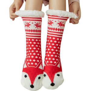 Vrouwen Extra Warme Fleece Indoor Sokken Warme Voeten Stretchy Voor Winter Thuis Kerst N66