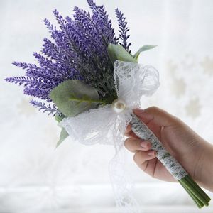 Meldel Gele Zijde Zonnebloem Bruiloft Bruidsboeket Zijde Kunstbloemen Bruidsboeket voor Wedding Bridal Houder Accessoires