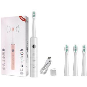 Elektrische Tandenborstel Oplaadbare Tand Borstels Wasbaar Elektronische Whitening Tanden Borstel Volwassen Timer Borstel Sonische Tandenborstel
