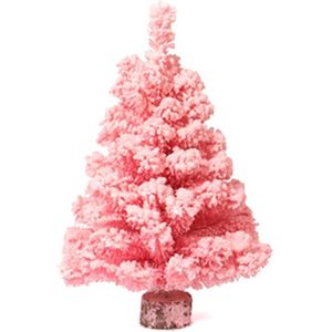Simulatie Roze Encryptie Massaal Mini Kerstboom Prachtige Desktop Decoratie Kerstversiering