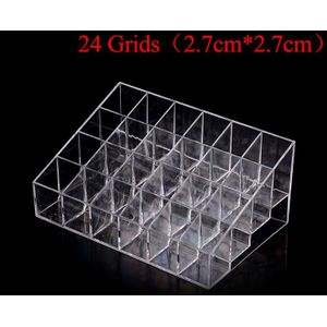 Multifunctionele 40/36/24 Grids Lipstick Stand Case Thuis Slaapkamer Cosmetische Makeup Tools Organizer Houder Plastic Doos