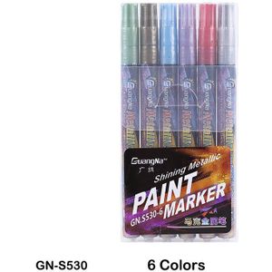 GN-S530 24 Kleuren/Set 0.7Mm Acryl Verf Marker Pen Voor Keramische Rock Glas Porselein Mok Hout Stof Canvas schilderen