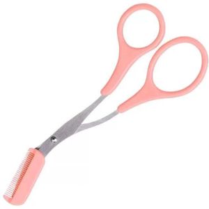 Wenkbrauw Trimmer Schaar Met Kam Facial Wimper Ontharing Razor Grooming Clips Vormgeven Scheerapparaat Cosmetische Make-Up Accessoires