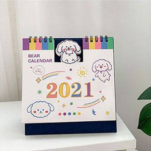 Dieren Kalender Creatieve Desktop Decoratie Kawaii Briefpapier Jaar Planner Kantoor Schema Dagelijkse Plan Tafel Kalender