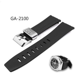 Set GA2100 Natuur Resin Horloge Band Metalen Bezel Rubber Voor GA-2100 GA-2100-1A1 GA-2100-4A Gemodificeerde Horloge Accessoires