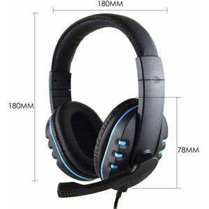 Gaming Headset Voice Control Bedrade Hi-Fi Geluidskwaliteit Headset Hoofdband Hoofdtelefoon 3.5 Mm Surround Stereo Met Mic Voor PS4
