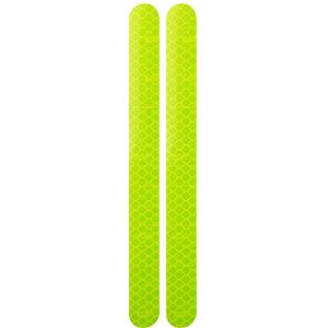 2 Stuks Auto Achteruitkijkspiegel Stickers Veiligheid Mark Auto Reflecterende Strip Anti-Collision Waarschuwing Tape Auto-Styling