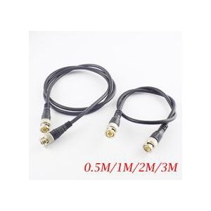 0.5M/1M/2M/3M Bnc Male Naar Male Adapter Kabel Voor Cctv Camera bnc Connector 75ohm Kabel Camera Bnc Accessoires