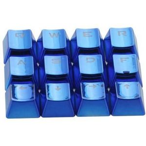 12 Stks/set Huisdier Galvaniseren Gaming Keyboard Key Caps Engels Vervanging Knop Set Voor Game Toetsenbord Key Cap Schakelaars