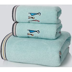 Grote Katoenen Bad Douche Handdoek Dikke Handdoeken Home Badkamer Hotel Voor Volwassenen Kids Luxe Solid Voor Spa Antibacteriële Handdoek Set