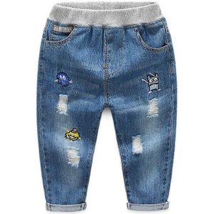 Mode Lente Herfst Jeans Jongens Broek Kinderen Casual Broek Denim Warme Broek Kinderen Koreaanse Kleding