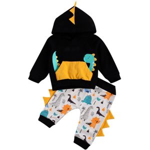 Baby Baby Jongens Dinosaurus Kleding Lange Mouwen Print Casual Loose Trui Tops Broek Outfits Kleding Voor Meisjes Sets Herfst