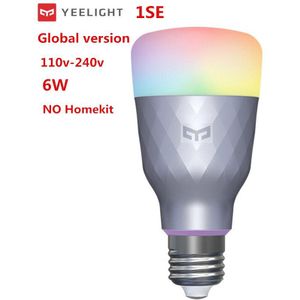 Yeelight 1SE E27 6W Rgbw Ac 100 - 240V Smart Led Lamp Afstandsbediening Smart Led licht Kleurrijke Temperatuur Voice Control