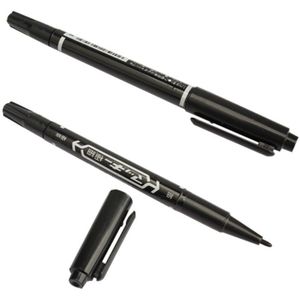 2-End Mark Pen 6 Stuks Body Art Skin Marker Scribe Piercing Pen Tattoo Tool MP789