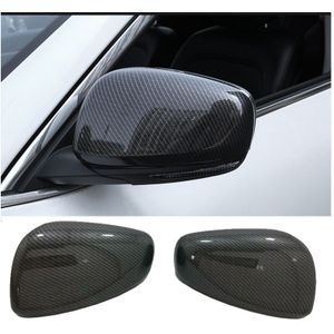 Voor Renault Koleos ABS Carbon fiber stijl Deur Side Rear View Achteruitkijkspiegel Overlay Case Cover Trim Auto styling 2 st