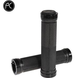 PCycling Fiets Grips Duurzaam Anti-slip Soft Rubber Aluminium Geïntegreerde Afsluitbare Handvatten Mountainbike Bar Grips