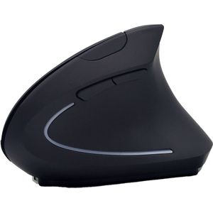 2.4Ghz Draadloze Optische Verticale Ergonomische Muis 6 Knoppen 1200/1400/1600 Voor Pc Laptop Home Office Gebruik Muis-zwart