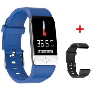 T1 Smart Armband Thermometer Lichaamstemperatuur Meting Gezondheid Hartslag Slimme Band Horloge Waterdicht Fitness Tracker