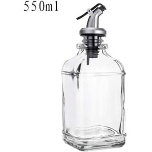 Badkamer Mondwater Dispenser Clear Glas Hervulbare Mond Wassen Adem Luchtverfrisser Opslag Fles Met Schenktuit Shot Glazen Trechter