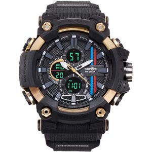 Panars Mode Elektronische Horloge Mannen Vrouwen Quartz Dual Display Cool Vorm 50M Waterdichte & Schokbestendig Jongen Vriendin