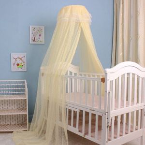 Klamboe Baby Netting Canopy Baby Insect Klamboe Voor Stand Bed Luifel Zonder Luifel Wieg Ijzeren Netting Crib Mosquito