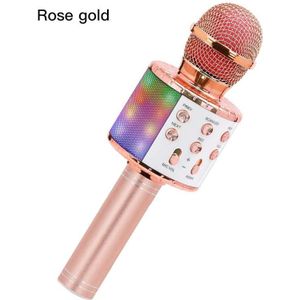 WS858L Draagbare Draadloze Bluetooth Karaoke Microfoon Professionele Spreker Thuis Ktv Handheld Microfoon Voor Alle Smart Phone