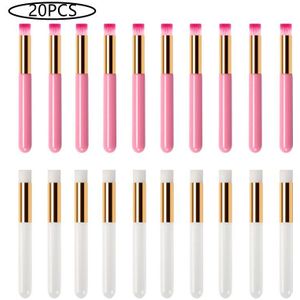 5/10/15/20Pcs Wimper Neus Borstel Wenkbrauw Mee-eter Wasborstel Cleanser Professionele Wimper Lash extension Tool