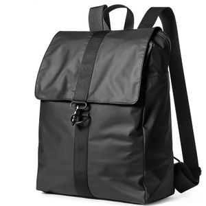 Uiyi Mannen Rugzak Koreaanse Pu + Pvc Leer 14 Inch Laptop Rugzak Grote Capaciteit Waterdichte Anti-Diefstal School tas Reistas