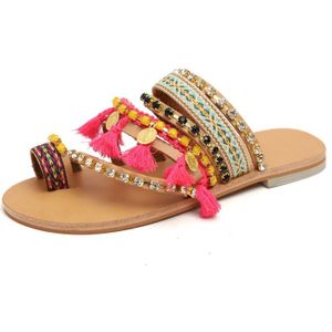 Vrouwelijke Slippers Vrouwen Slippers Schoenen Strass Strand Schoenen Vrouwelijke Slippers Vrouwen Leisure Slippers Chanclas Mujer Maat 34-43