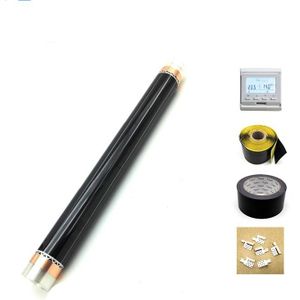 1 vierkante Meter Infrarood Verwarming Film, AC220V Vloerverwarming Film 50cm x 2 m, kachel Sets met Temperatuurregelaar