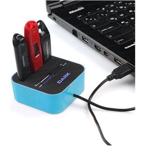 Dark M202 Usb Microsd/Sd/Mmc/M2/Ms Pro Duo Kaartlezer (Dk-ac-202)