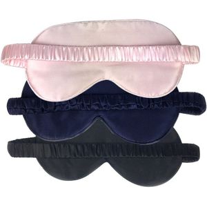 Moerbei Zijde Slaap Oogmasker 16 Momme Natuurlijke Zijde Soft & Silky Eyeshade Elastische Band Glad & Ademend Ooglap Blinddoeken