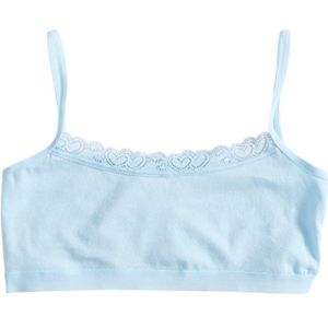 Tiener Meisjes Beha Katoen Effen Student Ondergoed Kids Kinderen Vest Training Bras Tops Verpakt Borst Ondergoed Lingerie