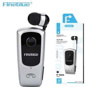 Fineblue F920 Bluetooth-Compatibel Oortelefoon Lotus Met Draad Draadloze Clip Op Headset Oortelefoon Handsfree Oordopjes Voor Telefoon F990