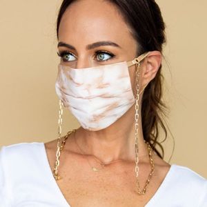 Masker Houder Ketting Voor Vrouwen Masker Link Chain Anti-Verloren Brillen Keten Accessoire Gouden Kleur Mode