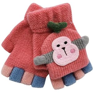Peuter Baby Winter Warme Gebreide Convertible Flip Top Vingerloze Wanten Handschoenen Handschoenen Kids Kinderen Jongens Meisjes Wanten