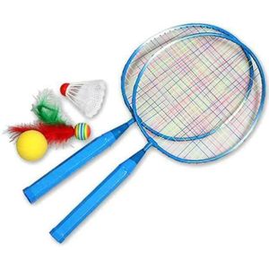 1 Paar Kinderen Badminton Racket Indoor En Outdoor Badminton Sport Spelen Rackets Badminton Set Lichtste J5A6