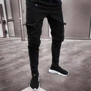 Lange Potlood Broek Ripped Jeans Slim Lente Gat Mannen Mode Dunne Skinny Jeans Voor Mannen Hiphop Broek Kleding kleding