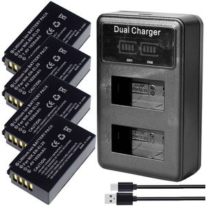 2X EN-EL20 ENEL20 Batterij + Lcd Usb Lader Voor Nikon 1 J1 J2 J3 AW1 S1 V3 Coolpix P1000 P950 1J1