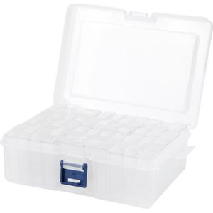 Transparante Diamant Schilderen Box Container voor Sieraden Nail Art Accessoires Strass Diamant Opbergdozen Organisatie