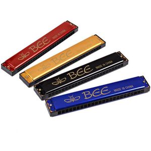 Metal 24 Holes Tremolo Harmonica Kinderen Muzikaal Speelgoed Mondharmonica Als De Beste Cadeau Voor Kinderen