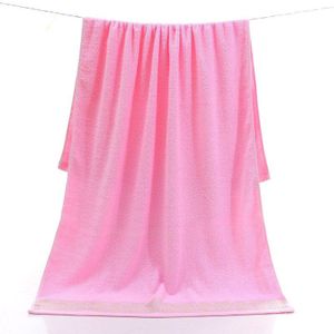 Zhuo Mo Zachte Katoenen Badhanddoek Voor Thuis 70*140 Cm Douche Roze Blauw Beige Handdoek Badkamer Voor Volwassenen kids Travel Serviette De Bain